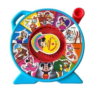 DISNEY MATTEL SEE N SAY WONDERFUL WORLD OF COLORS